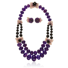 VAN CLEEF & ARPELS Secret de Cassis Amethyst Necklace & Ear Clips