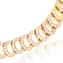 CARTIER 18K Yellow Gold and Diamond “C de Cartier” Choker