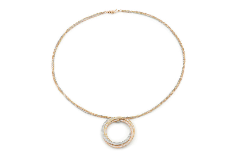 Cartier Diamond Trinity Pendant Necklace