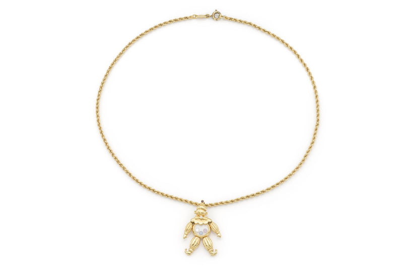 Chopard Happy Diamonds Clown Pendant Necklace