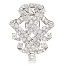 CARTIER Circa 1930s Platinum Diamond Brooch
