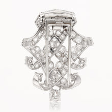 CARTIER Circa 1930s Platinum Diamond Brooch
