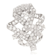 CARTIER Circa 1930s Platinum Diamond Brooch