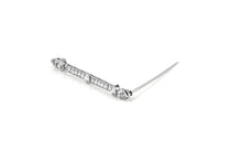 Antique Art Deco 1930s Cartier 2.20 Carat Diamond Bar Pin