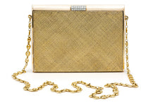 Vintage 1950s Sterle Gold Clutch Bag
