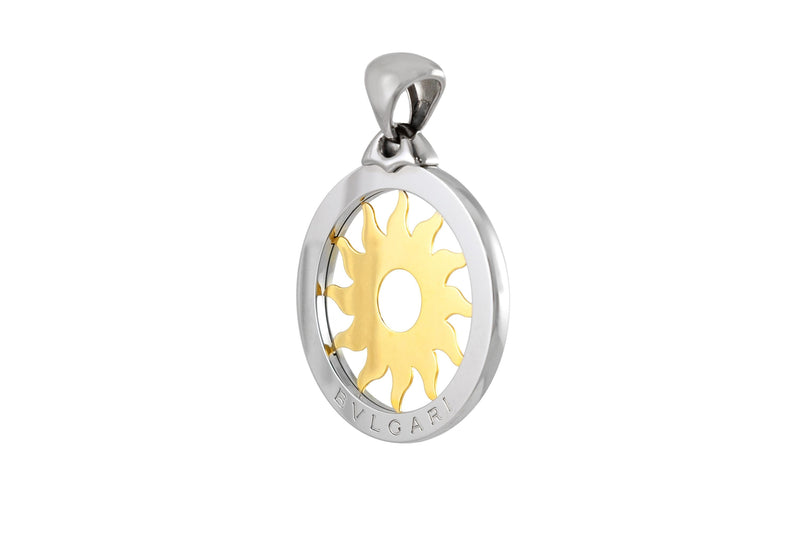 Vintage 1990s Bvlgari Tondo Sun Pendant