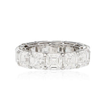 HARRY WINSTON Platinum Emerald-Cut Diamond Wedding Band