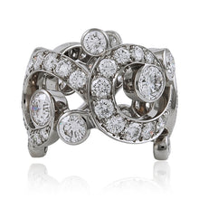 CARTIER Platinum Diamond Openwork “Boudoir” Ring