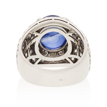 BULGARI Trombino Cabochon Sapphire and Diamond Ring