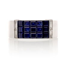 VAN CLEEF & ARPELS 'Mystery-Set Sapphire Pont Neuf Ring