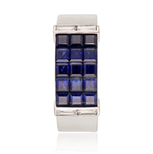 VAN CLEEF & ARPELS 'Mystery-Set Sapphire Pont Neuf Ring