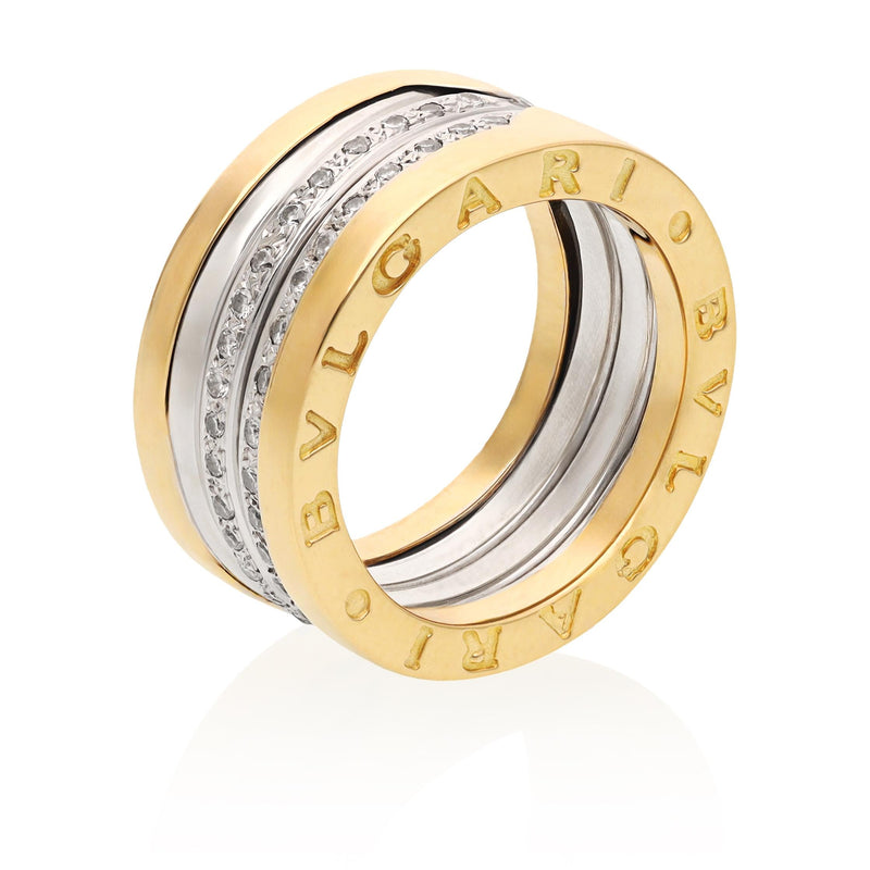 BULGARI Gold and Diamond Ring