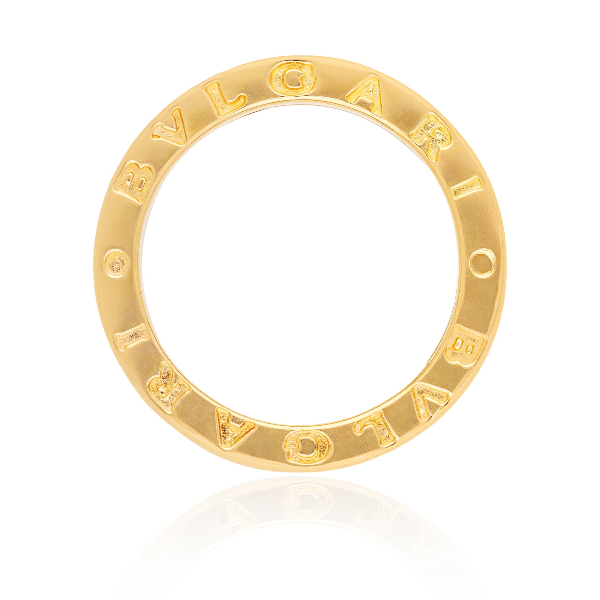 BULGARI Gold and Diamond Ring