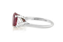 Vintage 1960s Raymond Yard 4.63 Carat Ruby Ring