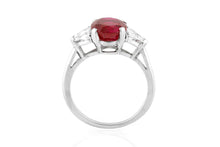 Vintage 1960s Raymond Yard 4.63 Carat Ruby Ring