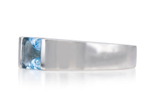 Vintage 1990s Cartier Aquamarine Tank Ring