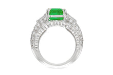 Vintage 1960s David Webb 6.00 Carat Emerald Ring