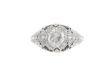 Antique Art Deco 1920s Tiffany & Co. 1.00 Carat Old European Cut Diamond Ring