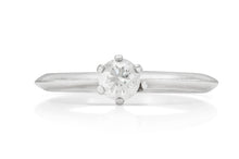 Tiffany & Co. 0.30 Carat Diamond Solitare Engagement Ring
