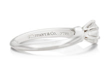 Tiffany & Co. 0.52 Carat Diamond Solitare Engagement Ring
