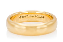 Vintage 1990s Tiffany & Co. 18k Gold Wedding Band