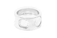 Louis Vuitton Empreinte White Gold Band
