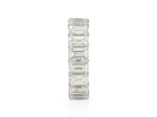 Kwiat 5.65 Carat Emerald Cut Diamond Eternity Band