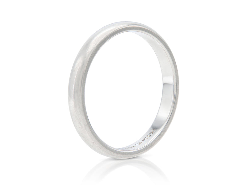 Vintage 1990s Tiffany & Co. Platinum Wedding Band