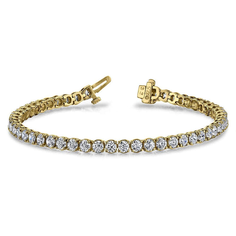 T0512111Y - 11CT 18K Yellow Gold Tennis Bracelet