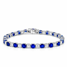 ASB156934 - Bracelet 14KW/5.9G 21SAPP-8.50CT 21RD-6.52CT