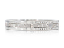 Vinatge 1990s Tiffany & Co. Atlas Roman Numeric Bracelet with Diamonds