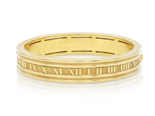 Vinatge 1990s Tiffany & Co. Atlas Roman Numeric Bracelet with Diamonds