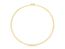 Vintage 1990s Tiffany & Co. Gold Bangle Bracelet with Diamonds