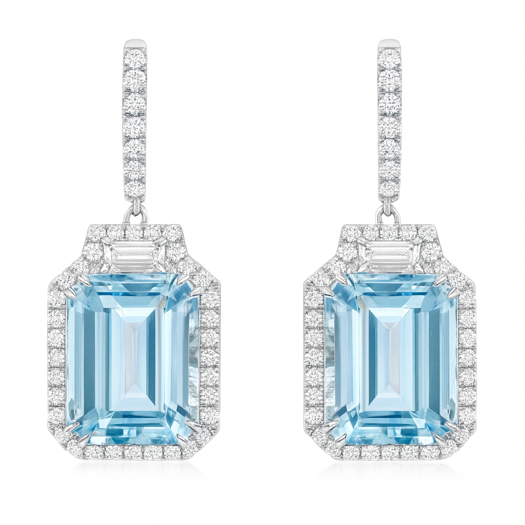 CE056602-AQ - 18KW/7.4G 2AQUA-16.00CT 2TRAP-0.49CT 84RD-1.16CT