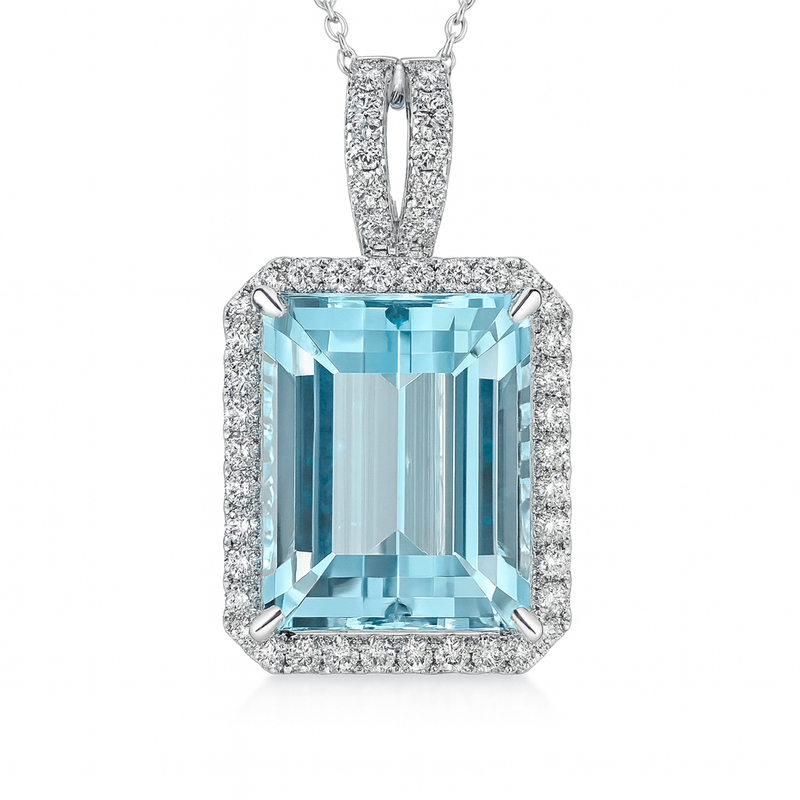 CP056358-AQ - 18KW/10.6G 1AQUA-39.53CT 48RD-1.56CT