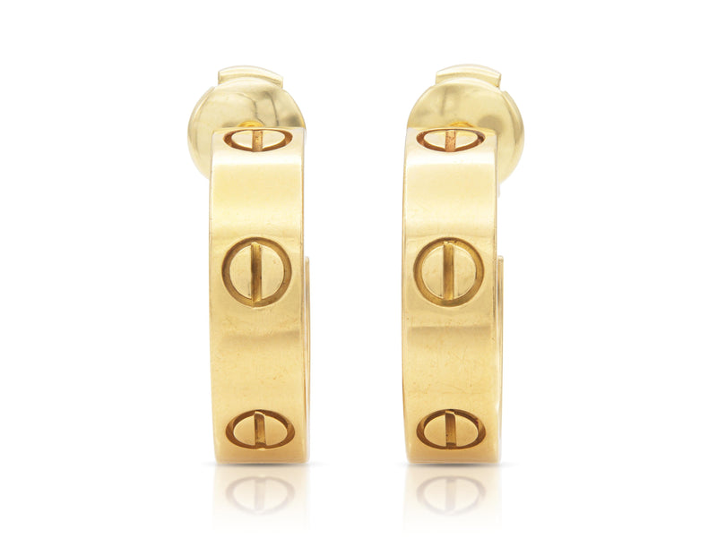 Cartier Love Hoop Earrings