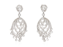 Vintage 1990s Cartier 12.50 Carat Diamond Chandelier Earrings
