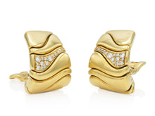 Vintage 1980s Marina B Karen Earrings with Diamonds