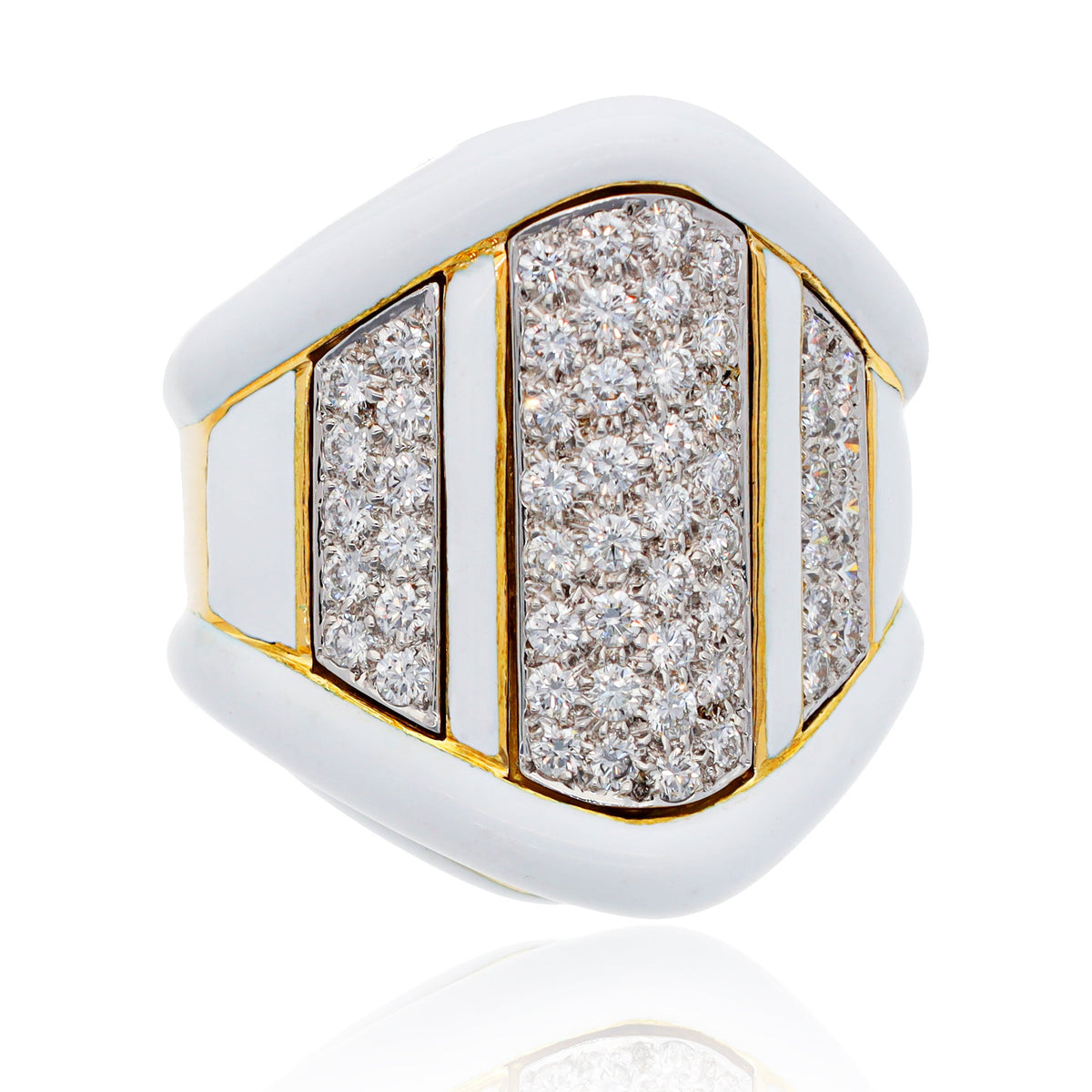 DAVID WEBB Escalator Ring