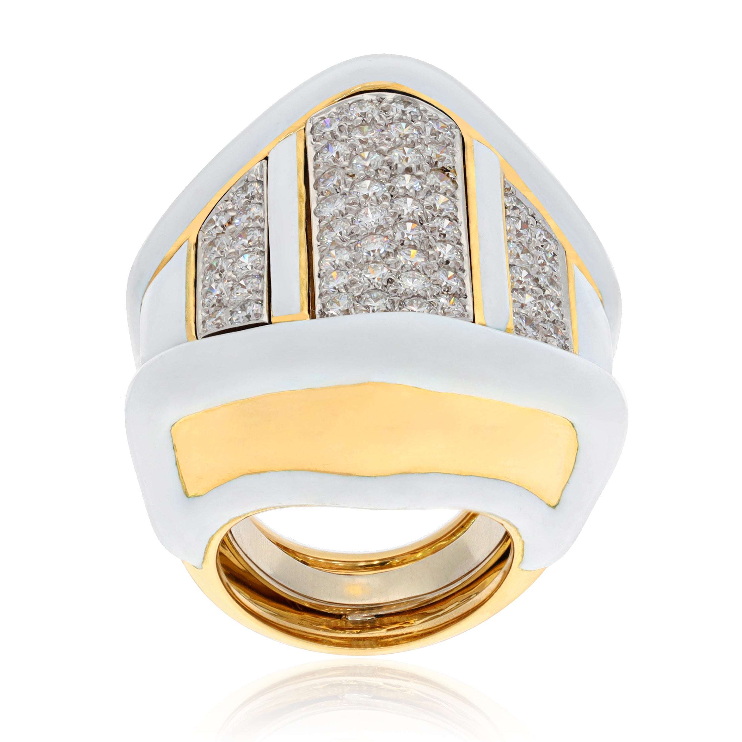 DAVID WEBB Escalator Ring
