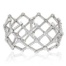 HARRY WINSTON 'Lattice' Diamond Bracelet