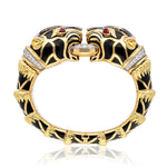 DAVID WEBB 'Double Head Lion Bracelet'