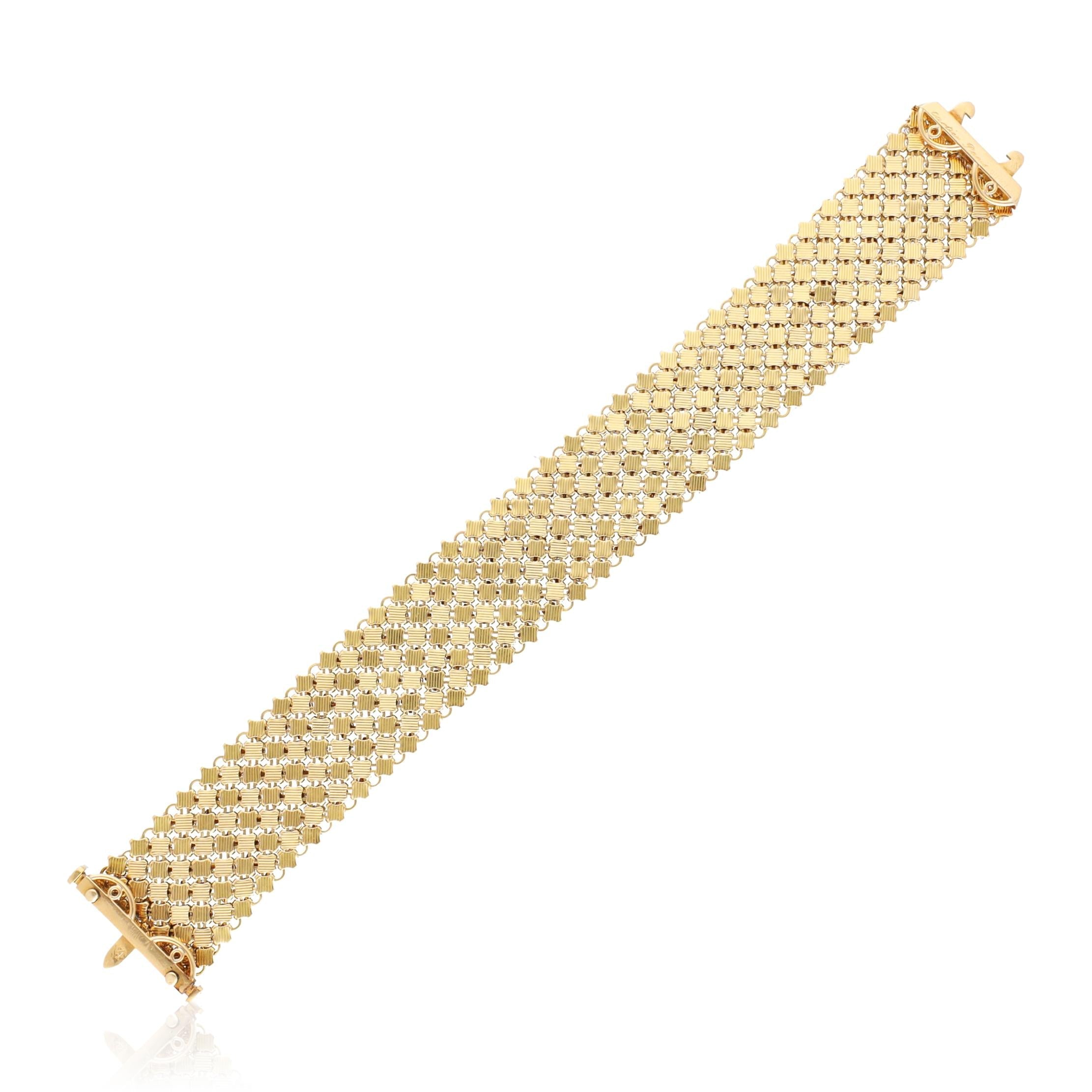 CARTIER 18K Yellow Gold Diamond Bracelet