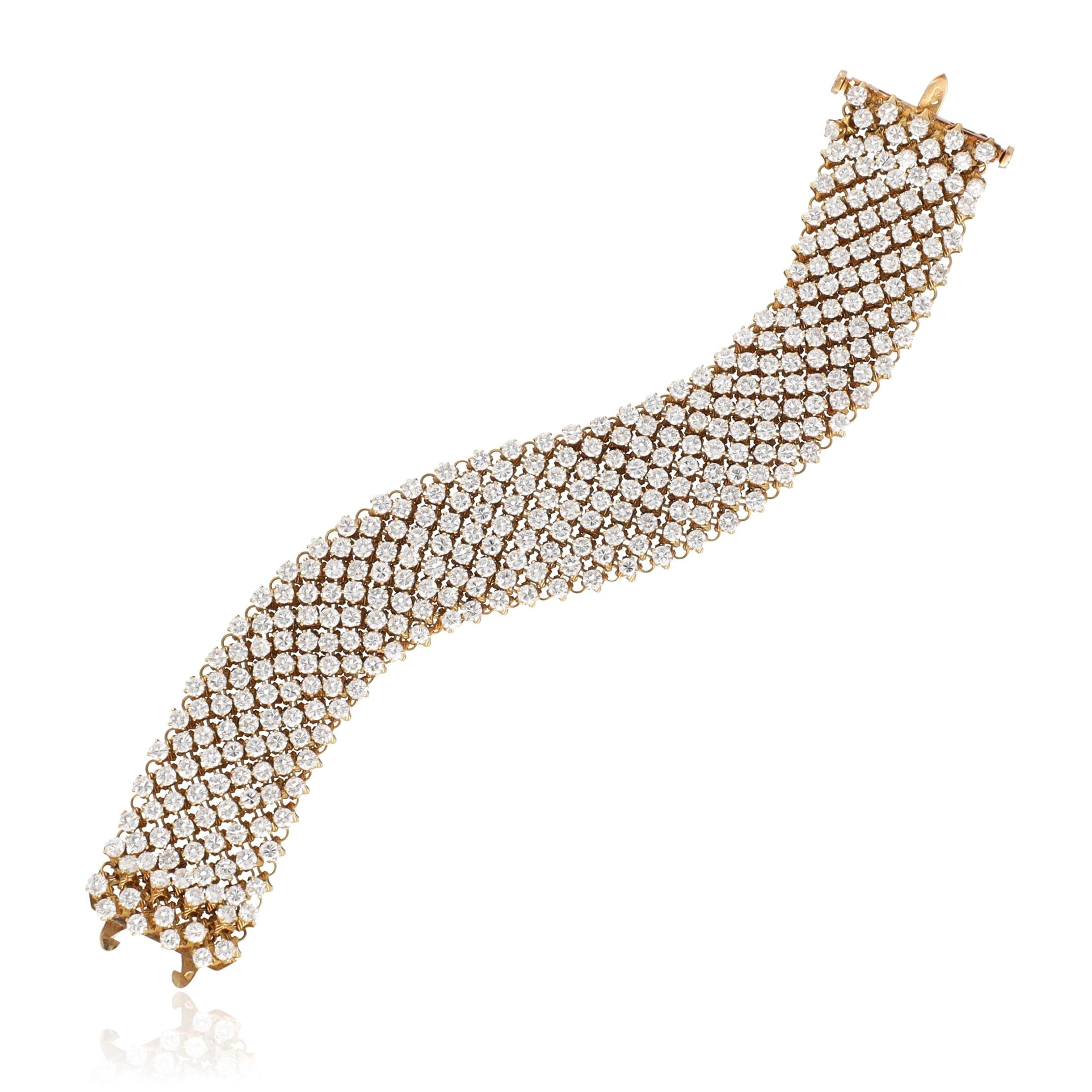 CARTIER 18K Yellow Gold Diamond Bracelet