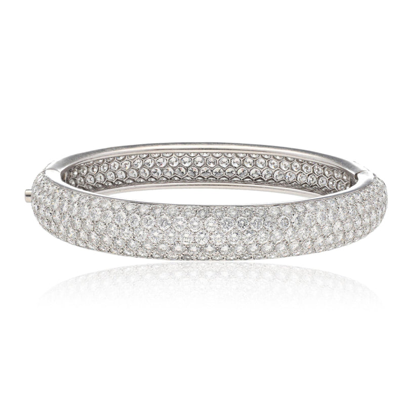 CARTIER Platinum and Diamond Bangle