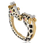 DAVID WEBB 'Twin Giraffe' Bracelet