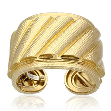 DAVID WEBB Hammered 18K Yellow Gold “Wonder Woman” Cuff Bracelet