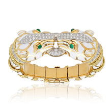 DAVID WEBB 'Double Head Lion' Bracelet