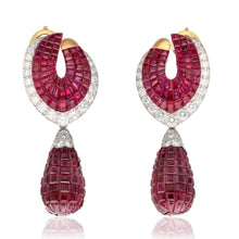 VAN CLEEF & ARPELS Mystery-Set Detachable Ruby, Diamond Earrings