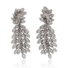 Harry Winston -   Pear, Marquise and Round Cut Diamond Cluster Ear Clips/Brooch